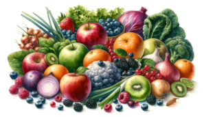 quercetin fruits and vegetables