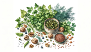 quercetin herbs spices nuts and seeds